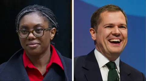 Getty Images Kemi Badenoch and Robert Jenrick