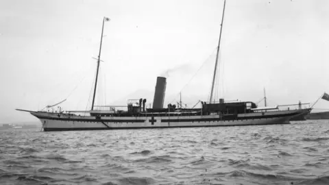 Getty Images The Erin steam yacht
