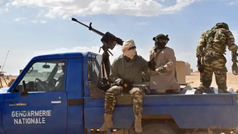 BBC Truck with gendarme