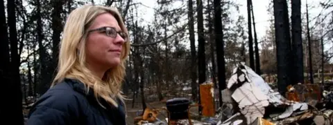 Linda Fisher in Paradise, California
