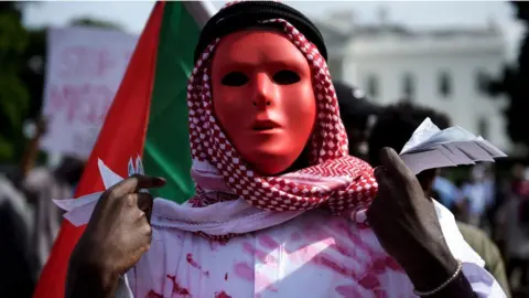 AFP Sudan protesters in Washington DC