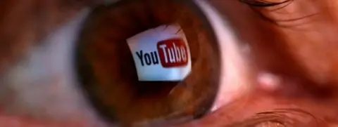 Reuters A picture illustration shows a YouTube logo reflected in a person's eye