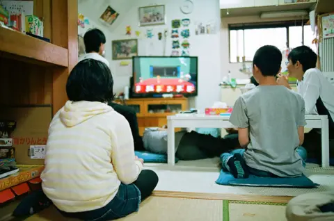 Stephane Bureau du Colombier Children playing in Tamagawa Free School