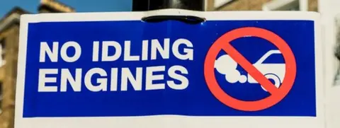 Getty Images No idling sign