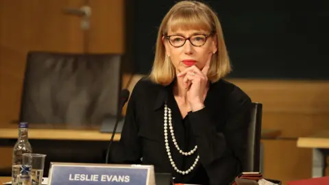 PA Media Permanent secretary Leslie Evans