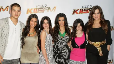 Getty Images Rob, Kourtney, Kendall, Kim, Kylie and Khloé