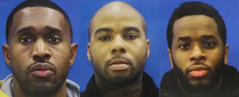 FBI Maurice Ward, Marcus Taylor, Momodu Gondo