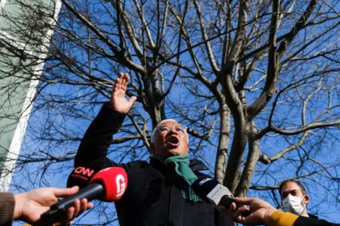 Reuters Socialist Party (PS) Secretary General and Portugal's Prime Minister António Costa talks to supporters during a campaign rally for the snap elections in Lisbon, Portugal,