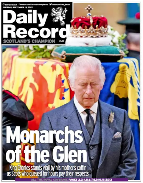 Daily Record Daily Record front page
