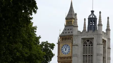 Reuters The tower housing the Big Ben bell, near Westminster Abbey,