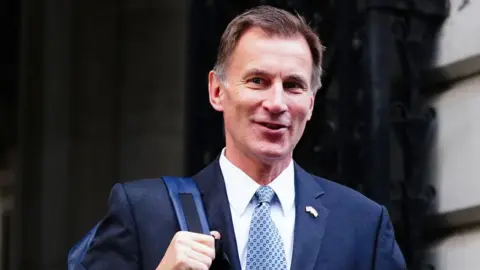PA Media Chancellor of the Exchequer Jeremy Hunt