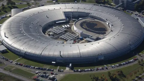 Getty Images Aerial view of Diamond Light Source building at Harwell