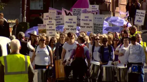 BBC Pensions protest