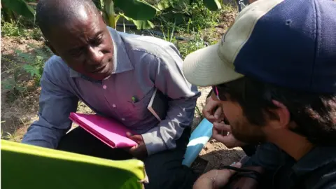 dhruti shah Karisa Baya and Travis Burk discuss farming techniques