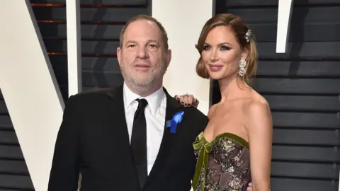 Getty Images Harvey Weinstein and Georgina Chapman