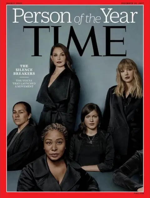Time Time magazine cover honouring "The Silence Breakers" as collective Person of the Year