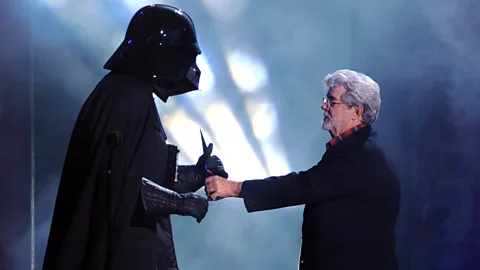 Kevin Winter/Getty Images Iconoclast bosses, like filmmaker George Lucas, are usually seen as creative geniuses who welcome new collaborations. (Credit: Kevin Winter/Getty Images)