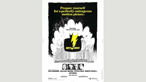 Alamy The Network poster warned audiences to prepare themselves “for a perfectly outrageous motion picture” (Credit: Alamy)