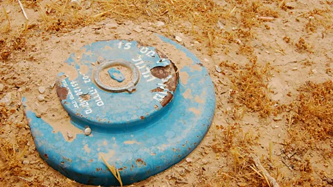 iStock Mine technology leaped forward in World War Two when many millions were laid (Credit: iStock)
