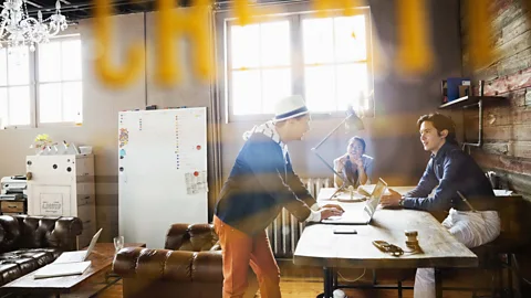 Getty Images In Silicon Valley start-up culture, risk-taking is seen as being fundamental for success (Credit: Getty Images)