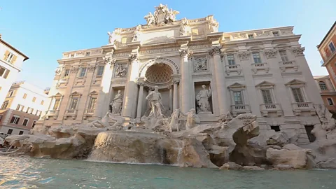 MPstudio/Getty Images Rome's Trevi Fountain was designed by Italian architect Nicola Salvi (Credit: MPstudio/Getty Images)