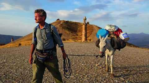 John Stanmeyer/National Geographic Saudi Arabia's ancient Nabataean ruins of Madain Salih were carved into sandstone outcrops some 2,000 years ago (Credit: John Stanmeyer/National Geographic)