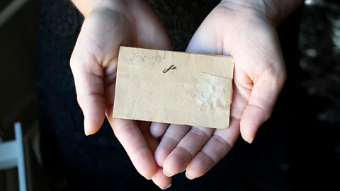 Unlocking History Research Group A locked letter (Credit: Unlocking History Research Group)