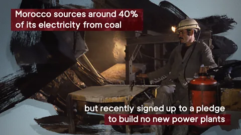 Morocco is known for its solar projects, but a lot of its energy is still sourced from fossil fuels (Source: US International Trade Administration, Credit: Pomona Pictures/BBC)