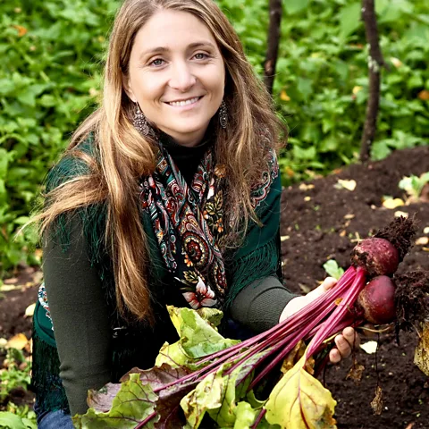 Raúl Villares Chef Lucía Freitas sources produce from the market or grows it in her parents' garden (Credit: Raúl Villares)
