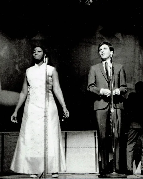 Billy Vera The duo caused a stir when they performed together at Harlem's Apollo Theater (Credit: Billy Vera)