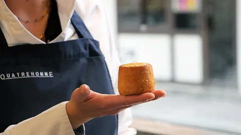 Emily Monaco Quatrehomme's smoked goat cheeses require quite a bit of trial and error to develop (Credit: Emily Monaco)