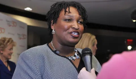Getty Images Georgia House Minority Leader Stacey Abrams pictured in Washington in 2015