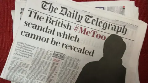 Jennifer Scott A copy of Tuesday's Telegraph
