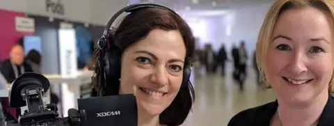 BBC colleagues Zoe Kleinman and Tracey Langford