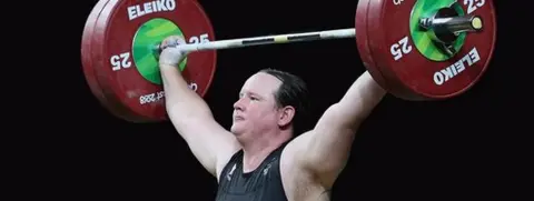 Getty Images Transgender weightlifter Laurel Hubbard