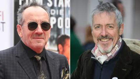 Getty Images Elvis Costello, Griff Rhys Jones