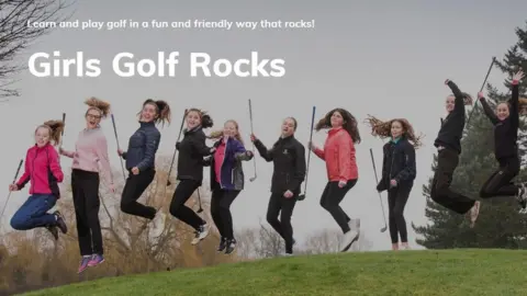 England Golf Girls Golf Rocks promo