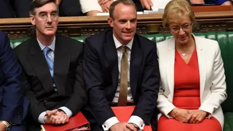 AFP/Getty Images Dominic Raab in the Commons