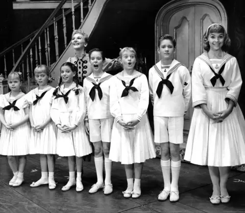 Rodgers and Hammerstein Org Mary Martin, Lauri Peters and the rest of the child cast of the original 1959 stage show.