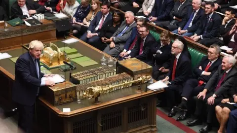 EPA/JESSICA TAYLOR / UK PARLIAMENT MPs in the House of Commons