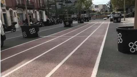 Getty Images Running track in Barcelona