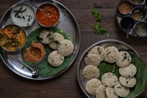 Getty Images A plate of Kanchipuram idlis