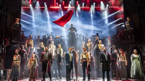 Johan Persson/PA Wire The cast of Les Miserables: The Staged Concert