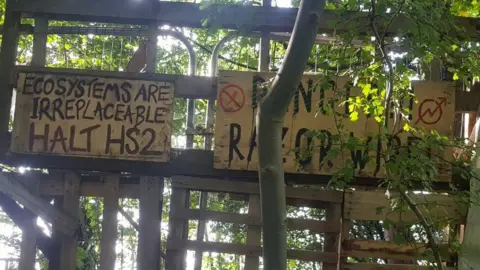 Lachlan Macrae/PA Wire Wendover Active Resistance camp