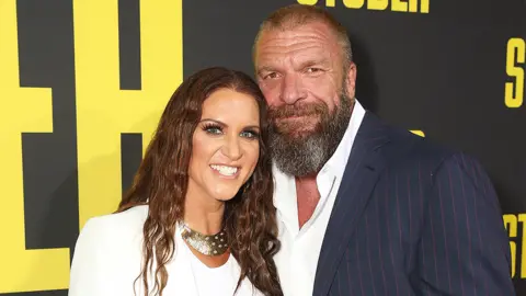 Getty Images Stephanie McMahon and Triple H