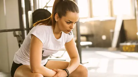 Getty Images Woman at a gym