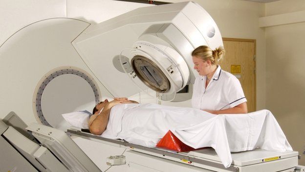 SPL Patient undergoing radiotherapy