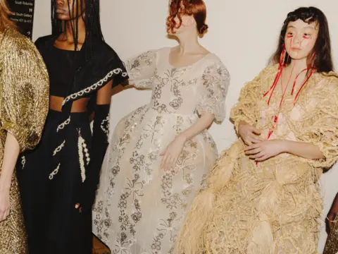 Jacob Lilis Backstage Simone Rocha AW23