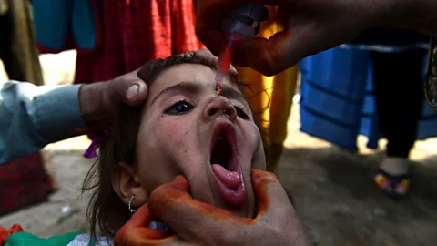 In 2014, only three countries – Afghanistan, Nigeria and Pakistan – remain polio-endemic (Getty Images)