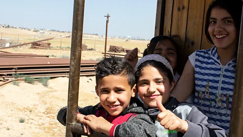 Amanda Ruggeri As the train pulled out of the station, children squealed (Credit: Amanda Ruggeri)